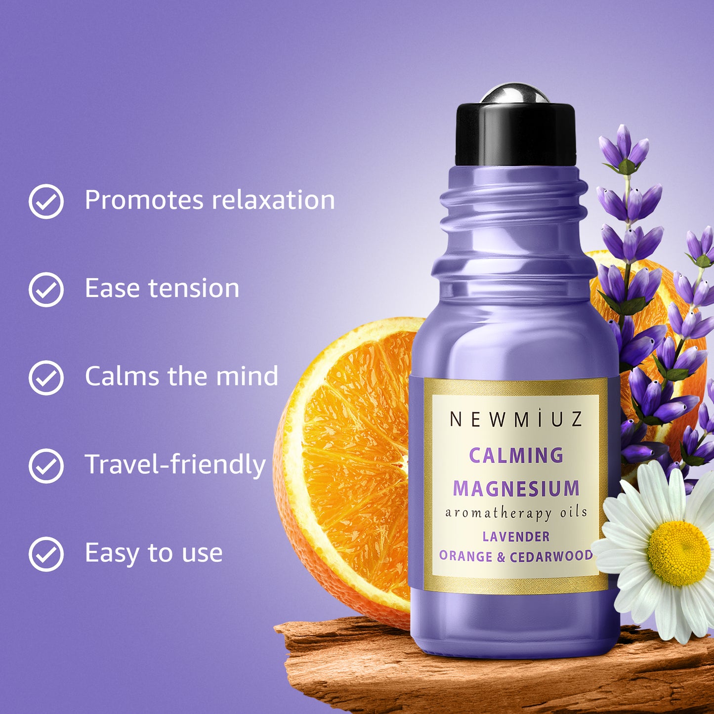 Calm Magnesium Roll-on Essential Oil Blend