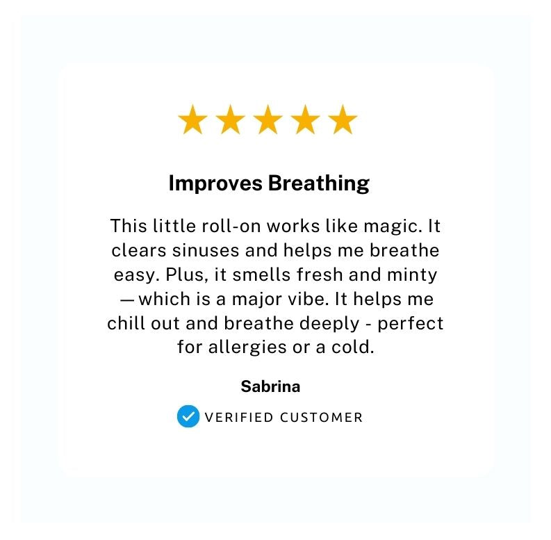 Breathe Roll-on Stick Essential Oil Blend