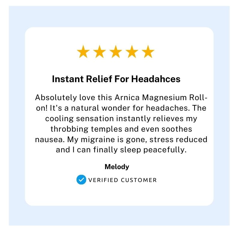 Magnesium Arnica Migraine Headache Stick