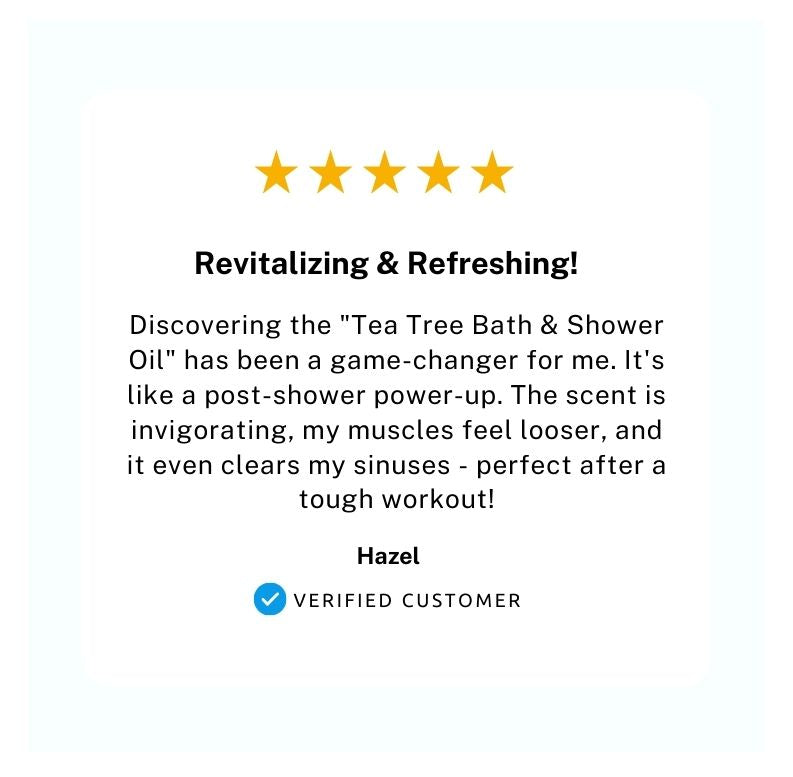 Tea Tree Magnesium Bath Shower Oil