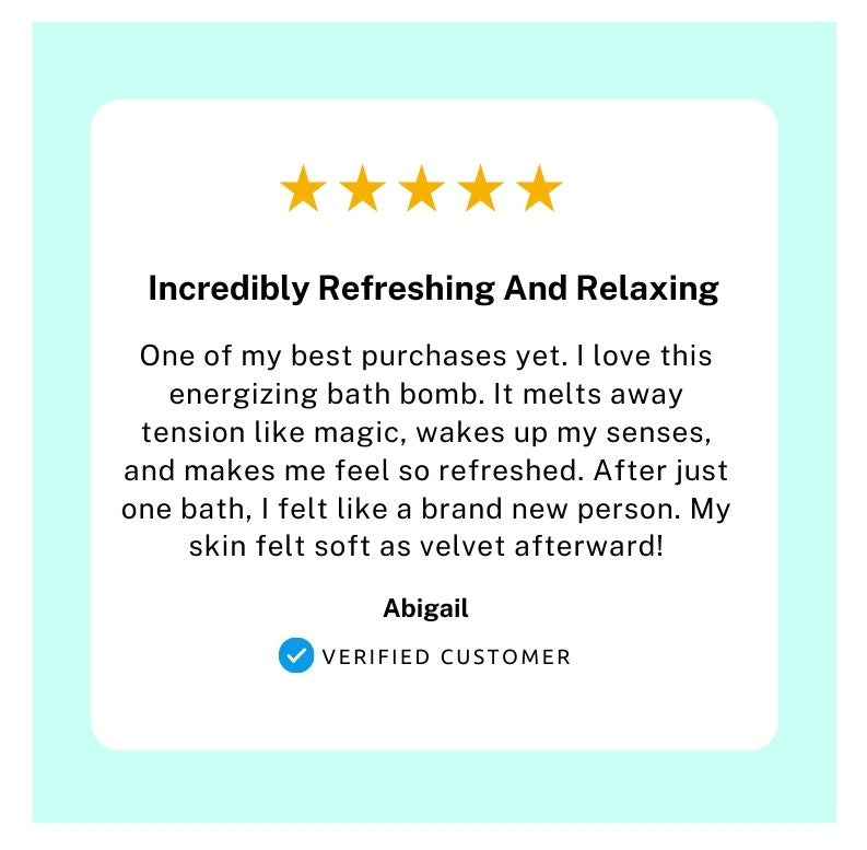 Energizing Bath Bombs