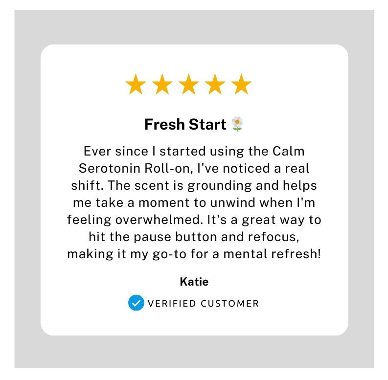 Calm Serotonin Roll-on Essential Oil Blend Stick