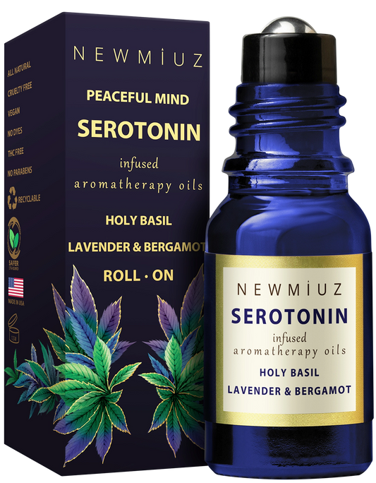 Peaceful Mind Serotonin Lavender Roll-on Essential Oil Blend