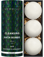 Sage Bath Bombs for Spiritual Energy Cleansing