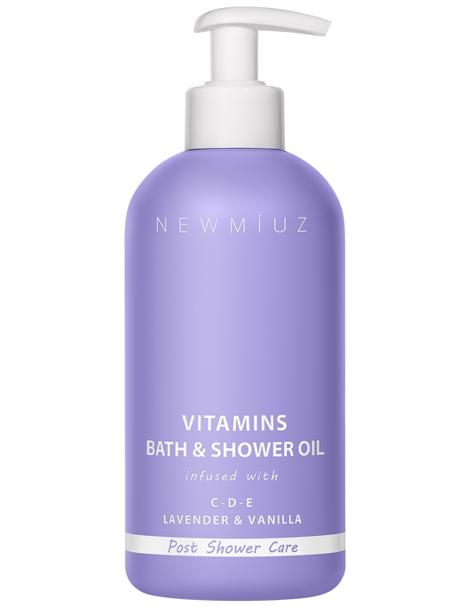 Vitamins Skin Nourishing Bath Shower Oil