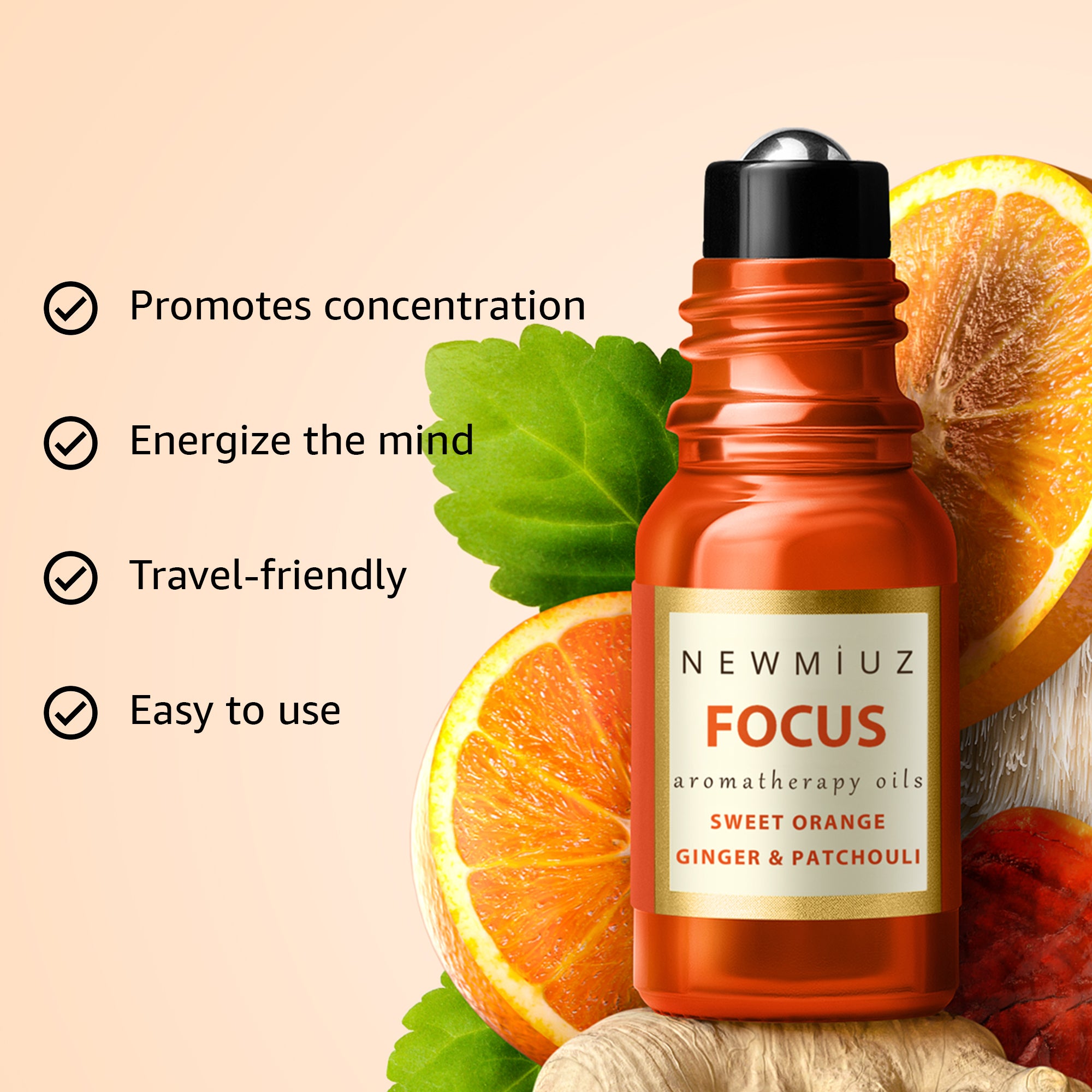 Focus Roll-On for Concentration, Memory & Mental Clarity – NEW MIUZ