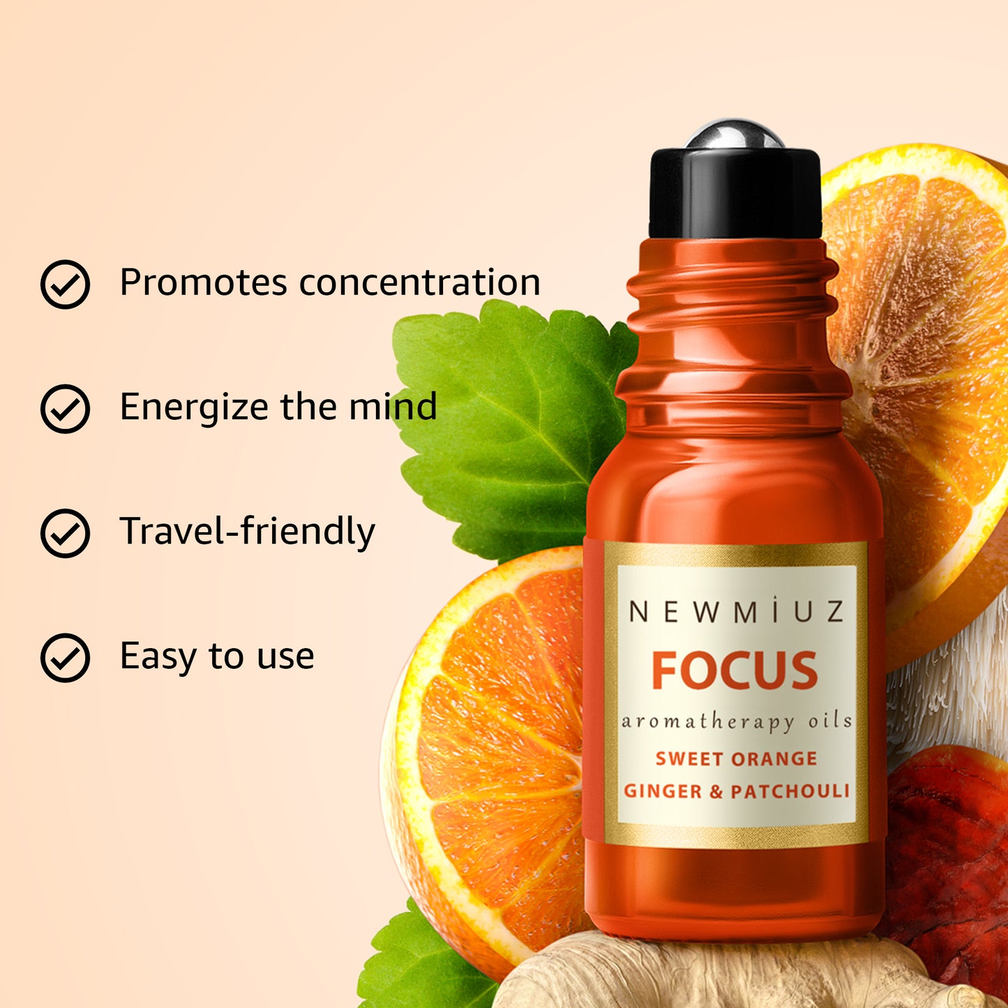 Stay Focused Roll-on Essential Oil Blend