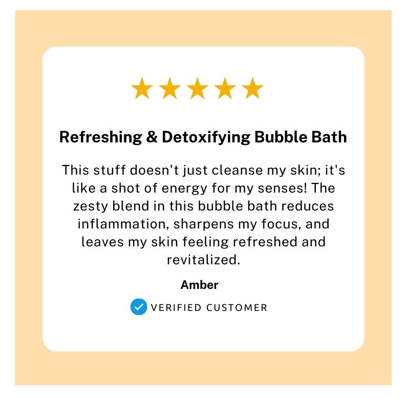 Detox Bubble Bath Premium Selfcare Gift