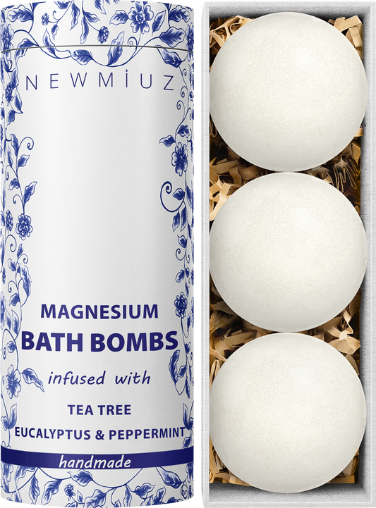 Magnesium Bath Bombs Tea Tree