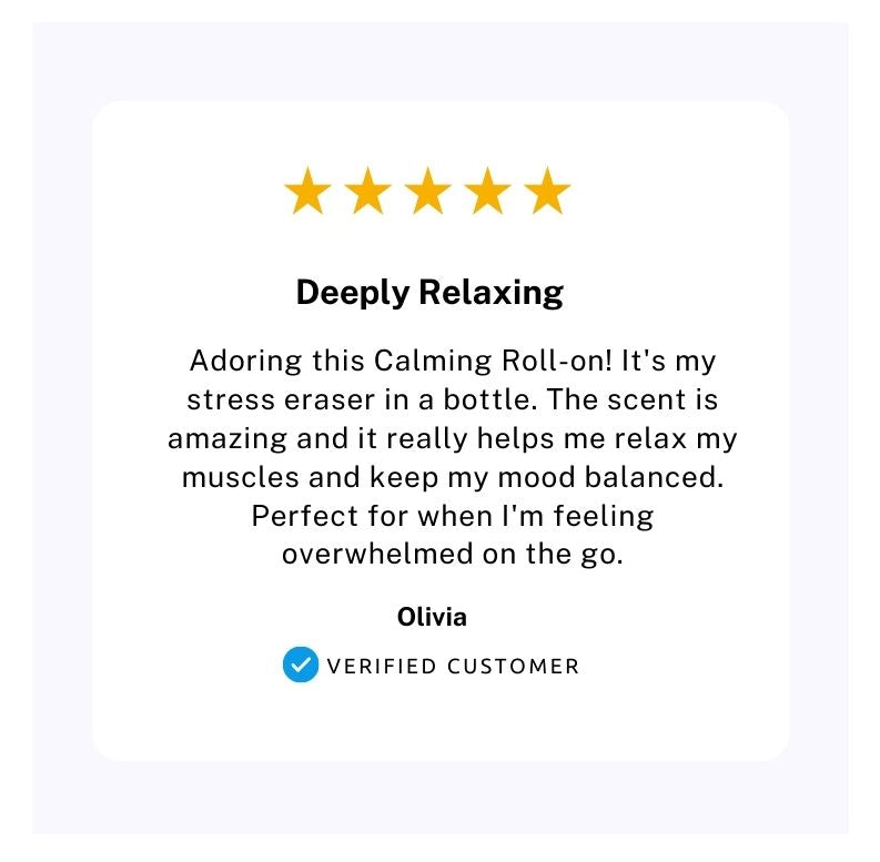 Calm Magnesium Roll-On for Stress Relief & Relaxation – NEW MIUZ