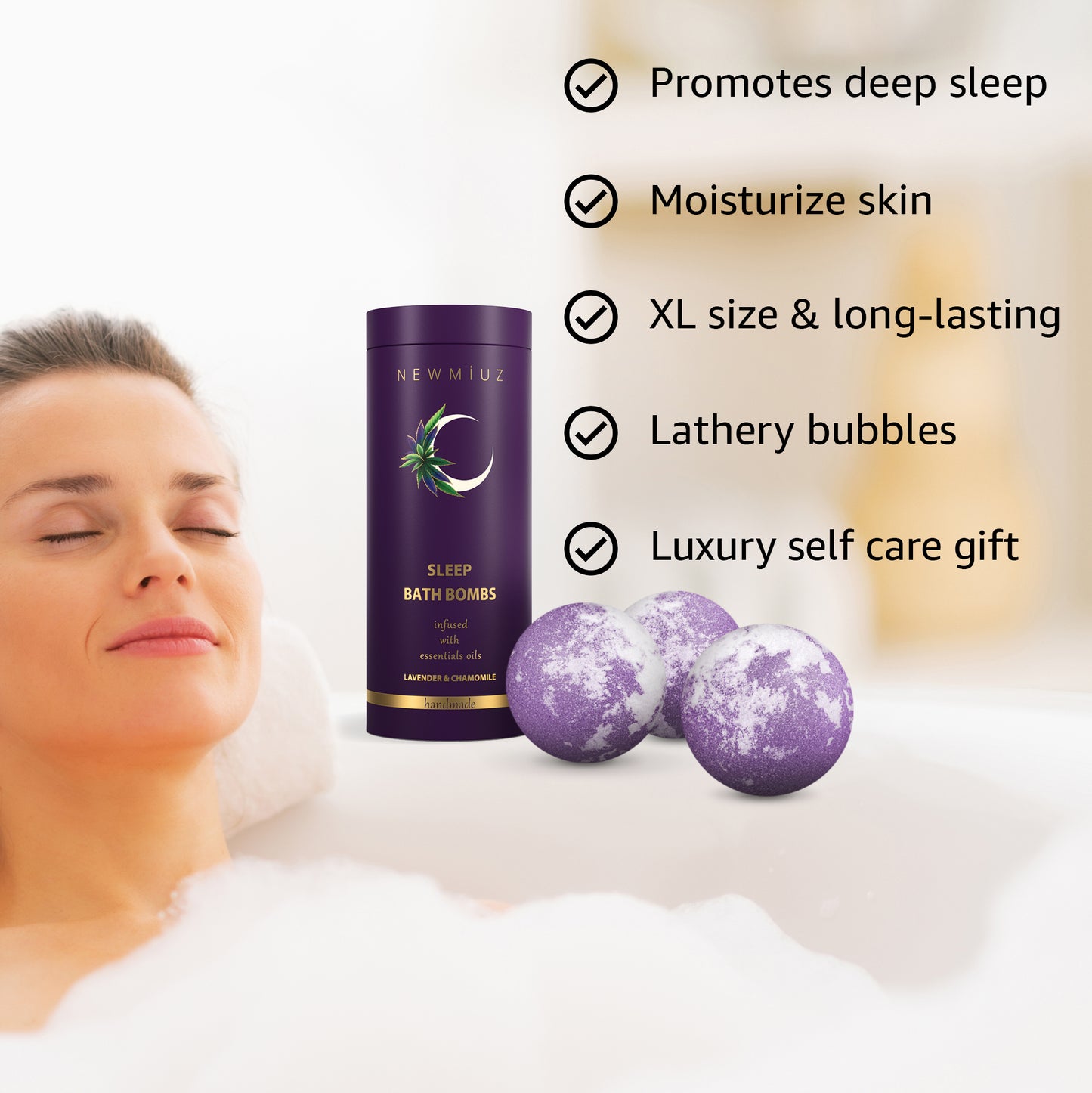 Luxury Sleep Bath Bombs Gift Set