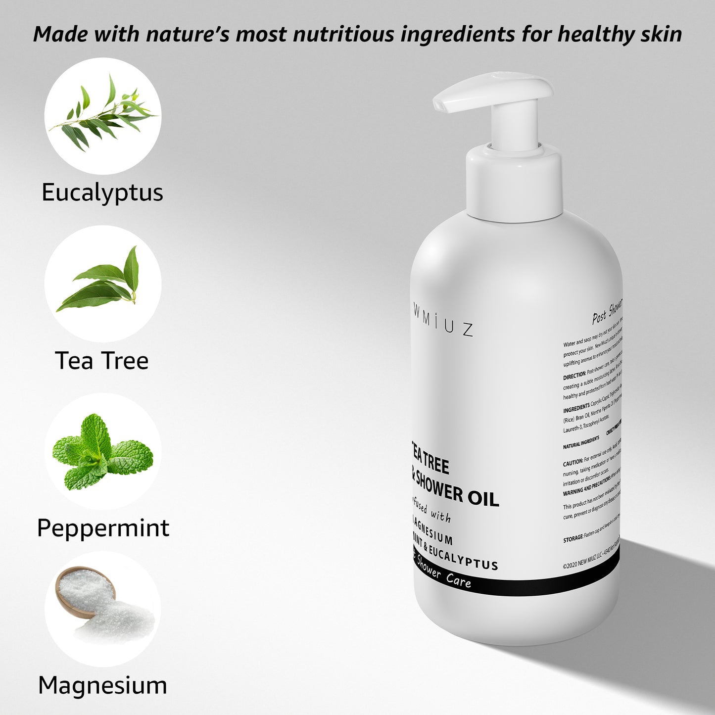 Tea Tree Magnesium Bath Shower Oil