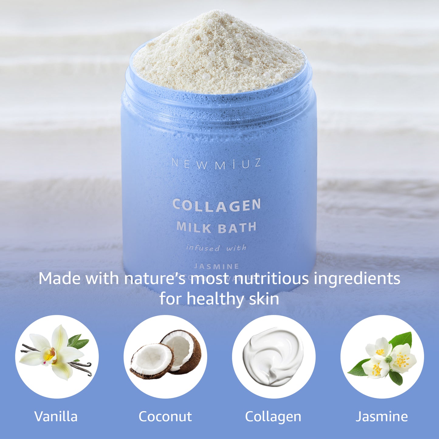Creamy Coconut Collagen Milk Bath Salt