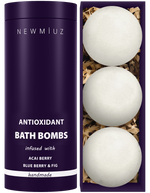All Natural Antioxidant Fizzing Bath Bombs