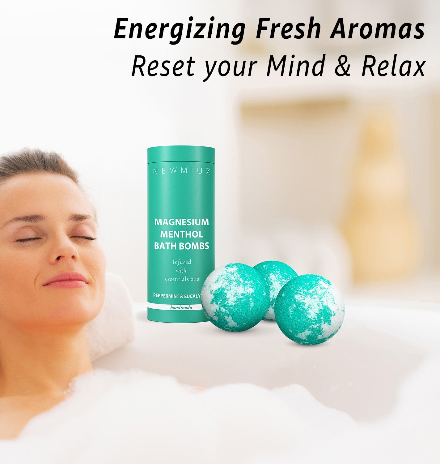 Energizing Bath Bombs