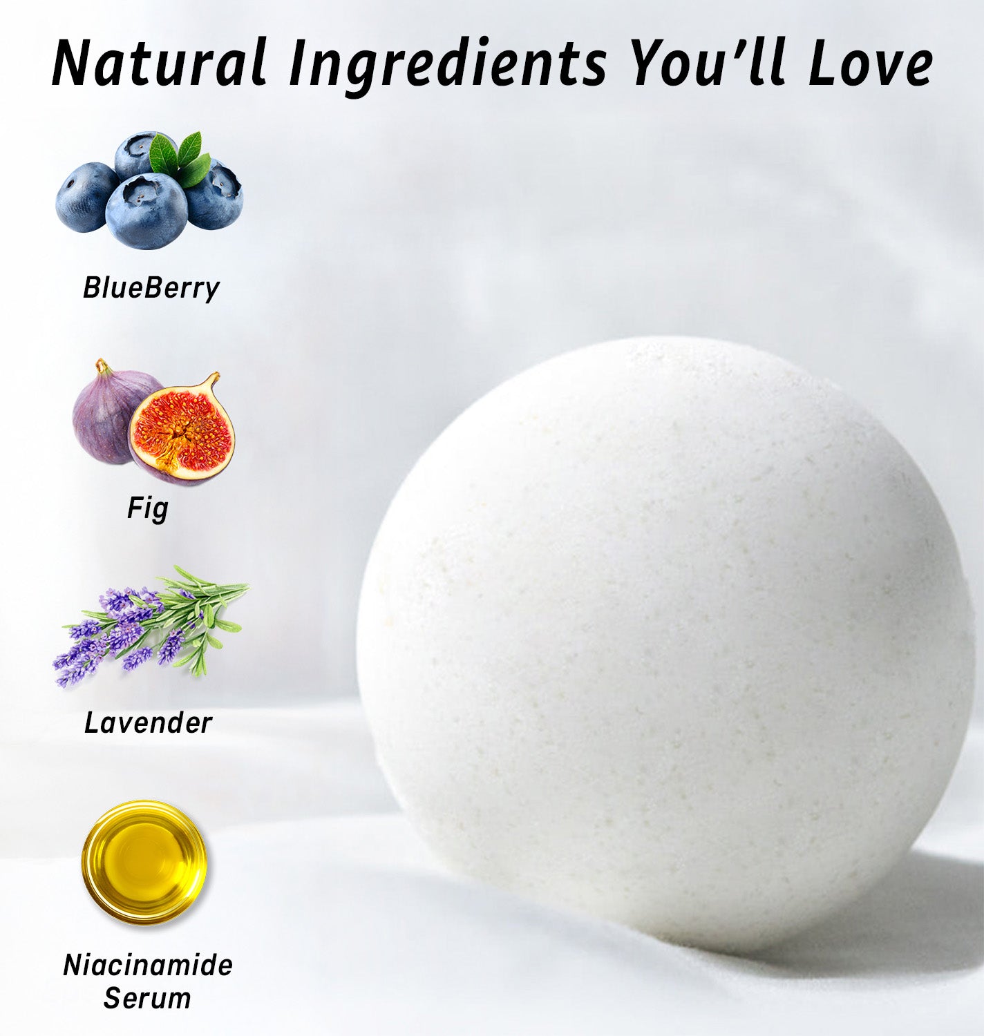 Skin Nourishing Niacinamide Serum Bath Bombs