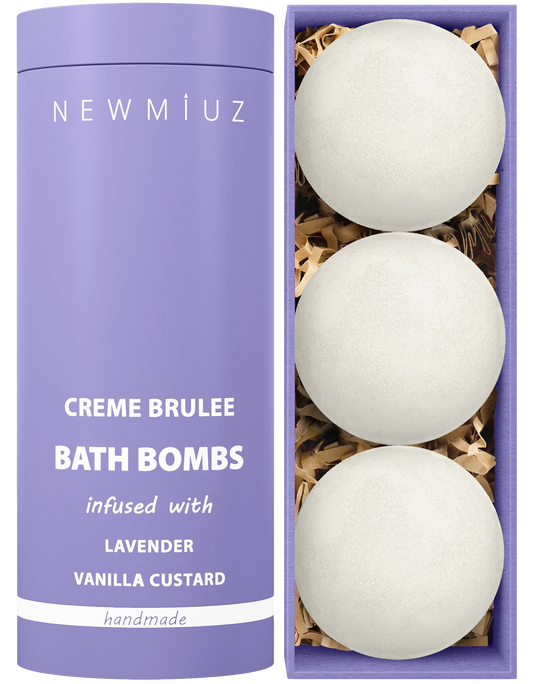 Creamy Lavender Vanilla Bath Bombs Gift set