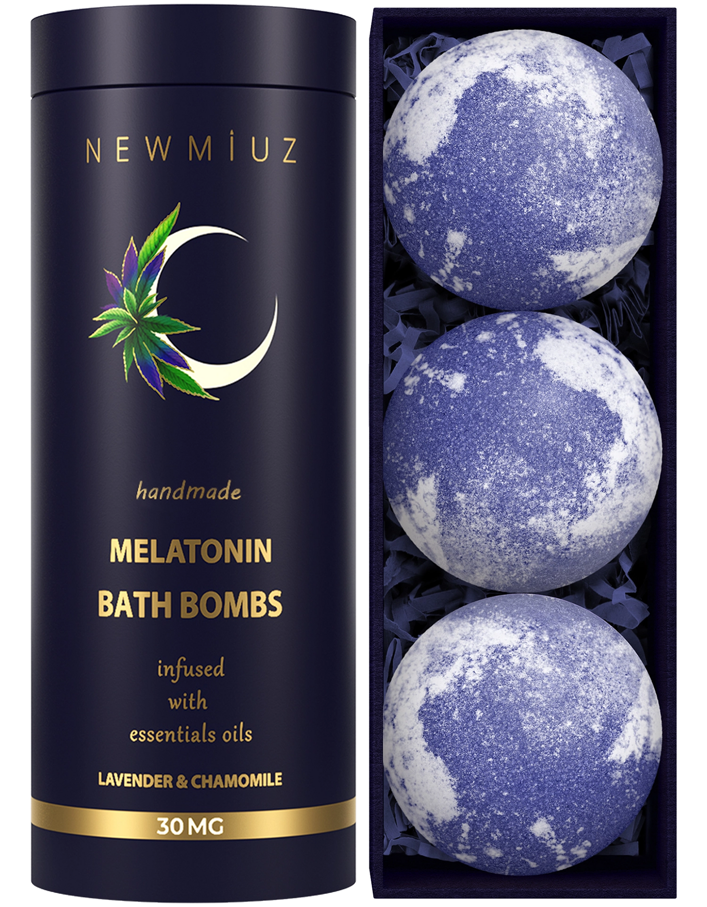 Luxury Melatonin Bubble Bath Bombs Gift