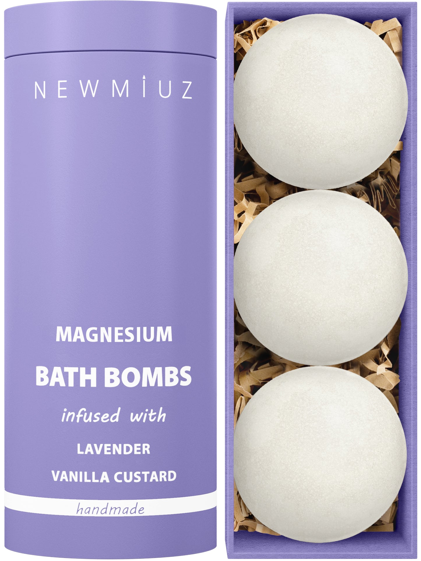 Creamy Lavender Vanilla Bath Bombs