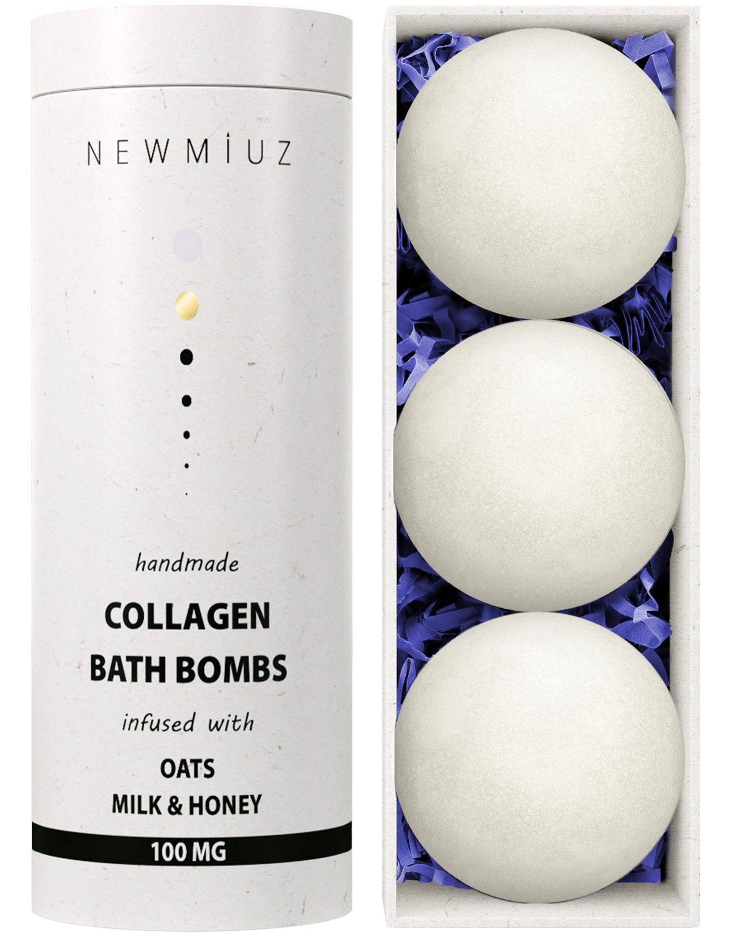 Oatmeal Collagen Bath Bombs