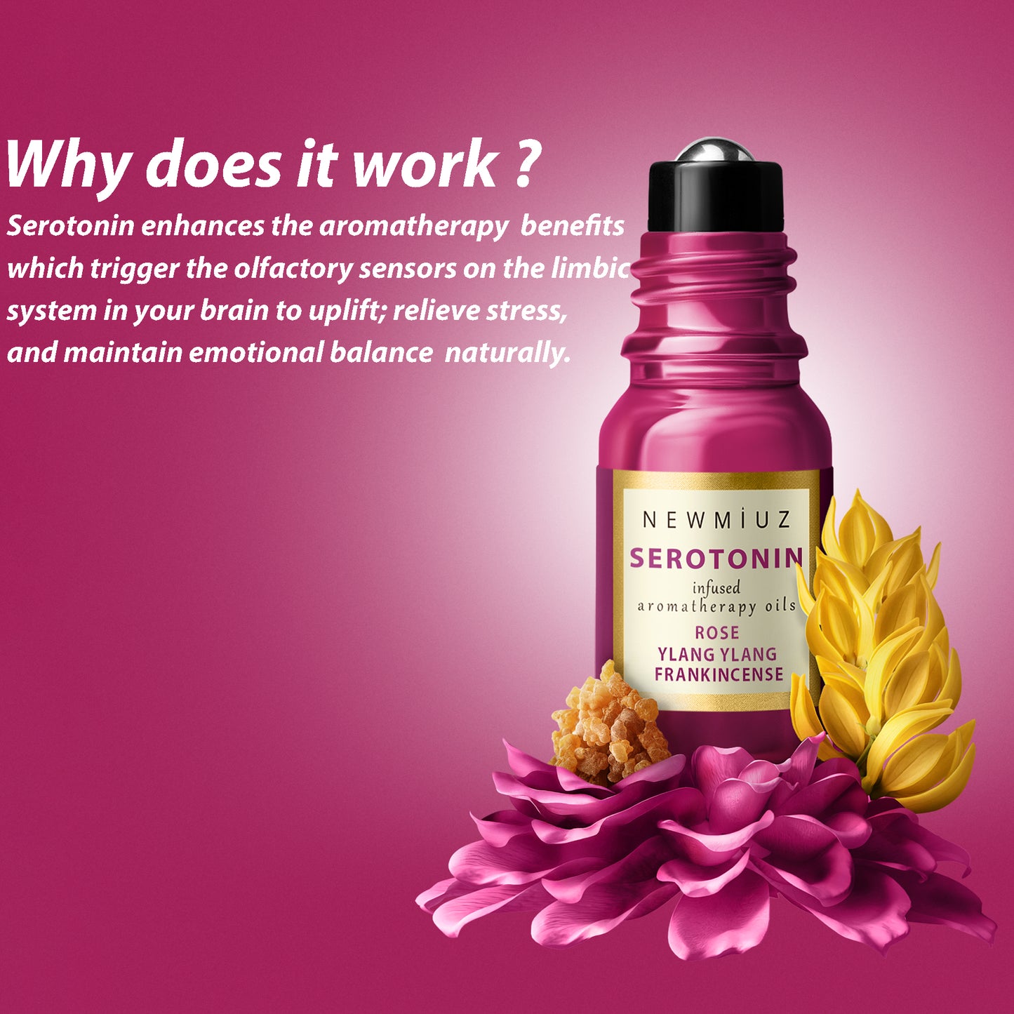 Chill-Out Serotonin Rose Roll-on Essential Oil Blend